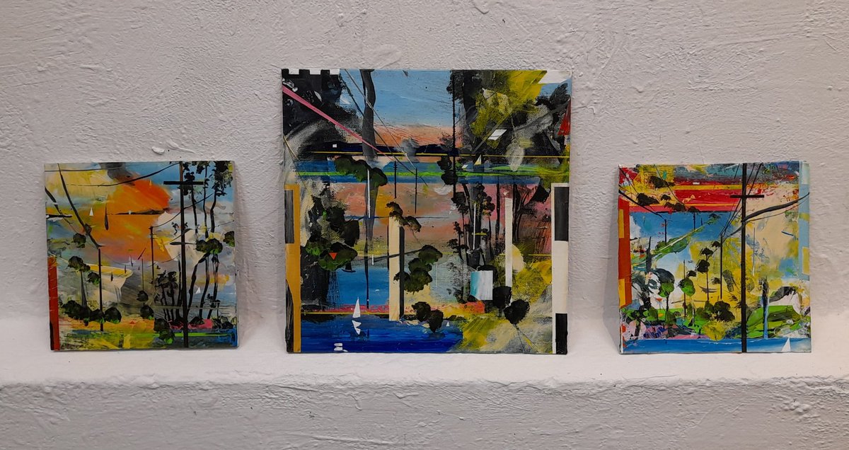 annekewilbrink's tweet image. New work!
3 kleine paneeltjes:
20 x 20 cm. en 30 x 30 cm. 🤗
#smallwork #artgallery  #paintings