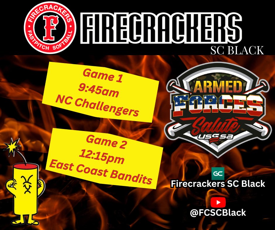 ImariJordan2025's tweet photo. Headed to Cary, NC this weekend with my girls🧨🥎❤️💪🏽
Come out and see us if you can or watch us on GameChanger at Firecrackers SC  Black  @FCSC_BLACK LETS GO 🤘🏼😜 https://t.co/Zh8rA0nKG2