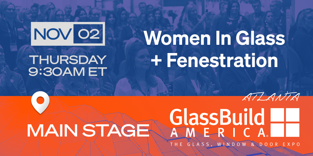 GlassBuild's tweet image. Women in #Glass and #Fenestration Breakfast meetup starts soon! Keynote by Colleen Pritchett on Flexibility and Gender Diversity. Identify role models, build your network, inspire the next generation of young women
#GlassBuild #WIGFBreakfast