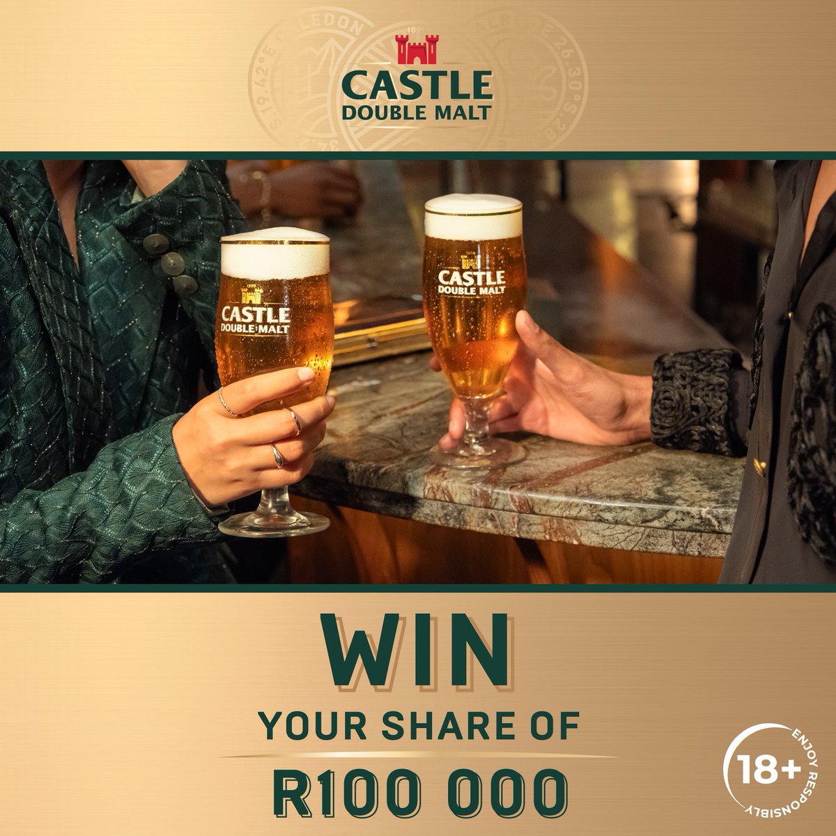 We’re giving away up to R100 000 in cash and prizes! 🍻 Simply follow @DoubeMaltSA and stand a chance to win! 😍 Retweet if you’re already following us. 😉 #ExtraSmooth