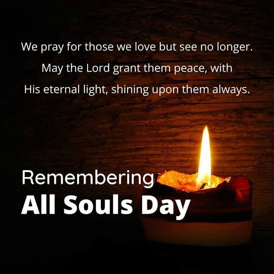 May the souls of the faithful departed rest in peace. #AllSoulsDay
