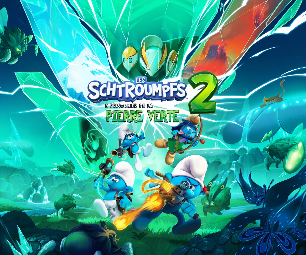 Starsystemf's tweet photo. [#TEST] LES #SCHTROUMPFS2 - LE PRISONNIER DE LA  PIERRE VERTE #PS5 : Un jeu de plateforme schtroumpfement chouette pour  les jeunes gameurs
https://t.co/bbHXeLvZoL #ReviewGaming #Blog #Blogging #Frenchbloggers https://t.co/Brvaw1Kr7M