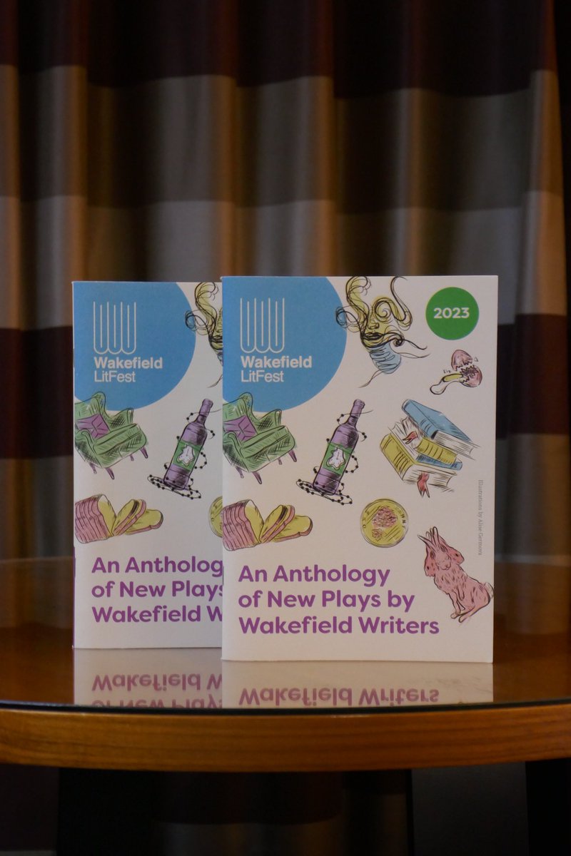 WakeyLitfest's tweet photo. Get your copy today!✨ Message us and we’ll send a copy of our brand new zine to you at no cost.📚 Containing 8 brand new plays, by brand new playwrights, with brilliant illustrations by Alise Germova. 
#wakefield #zine #yorkshire #westyorkshire #playwright #theatre https://t.co/eXLaIaspno