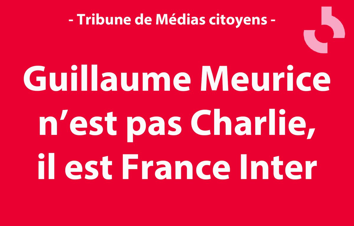 TRIBUNE MÉDIAS CITOYENS - Guillaume Meurice n’est pas Charlie, il est France Inter.

En comparant le premier ministre israélien à « un nazi sans prépuce », Guillaume Meurice a clairement franchi une ligne rouge. La réponse d'Adèle Van Reeth, la directrice de France Inter, a eu le