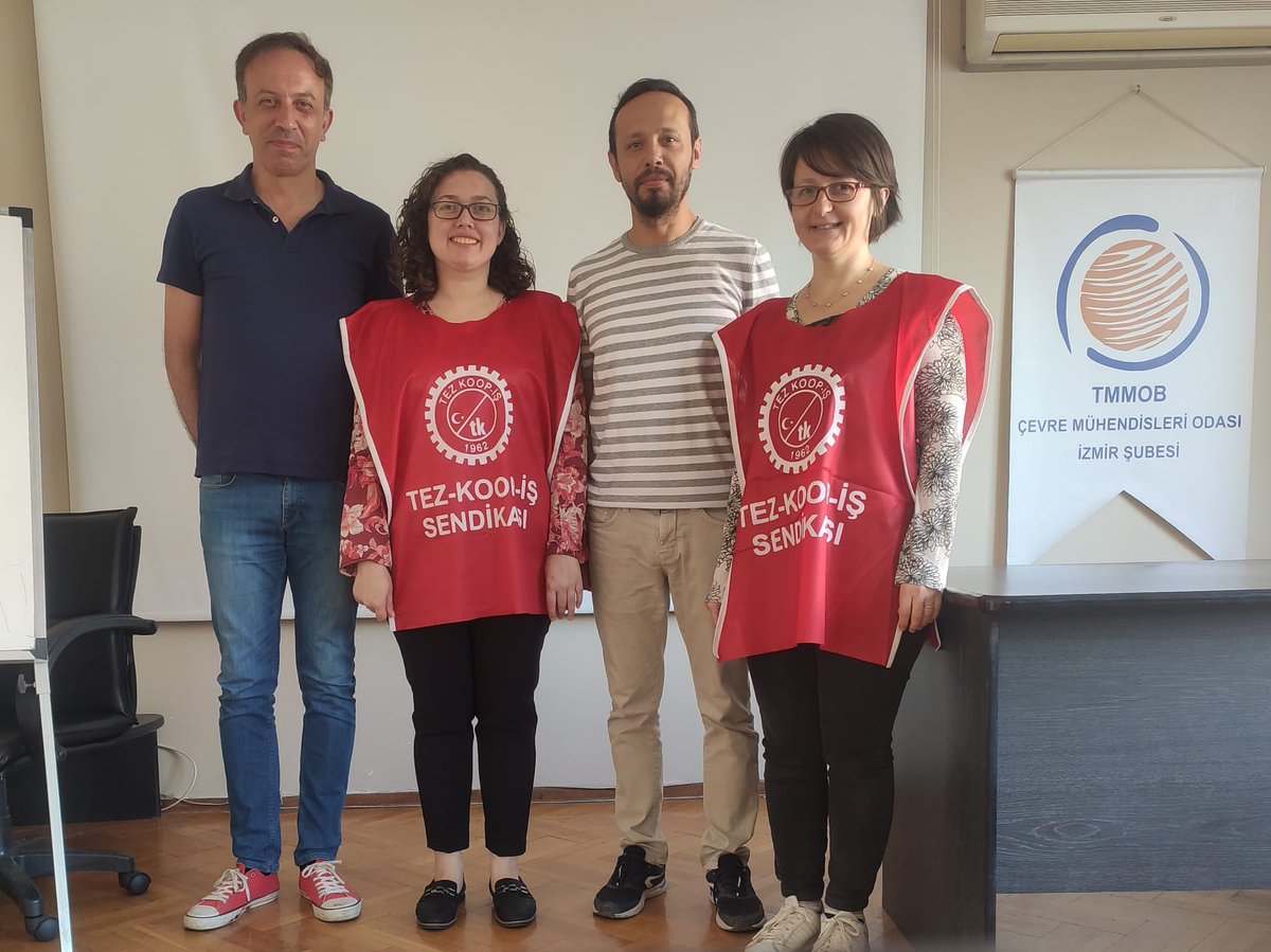 İzmir Şube Yönetim Kurulu, İzmir Şubemizde iş bırakma eylemimize destek ziyaretinde bulundu.