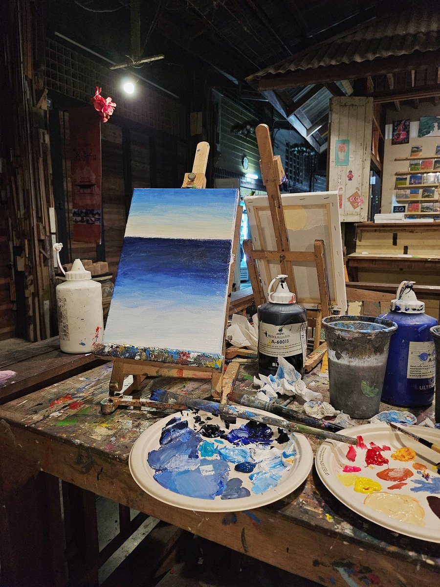 คิดถึงทะเลลล🎨🥰🌊