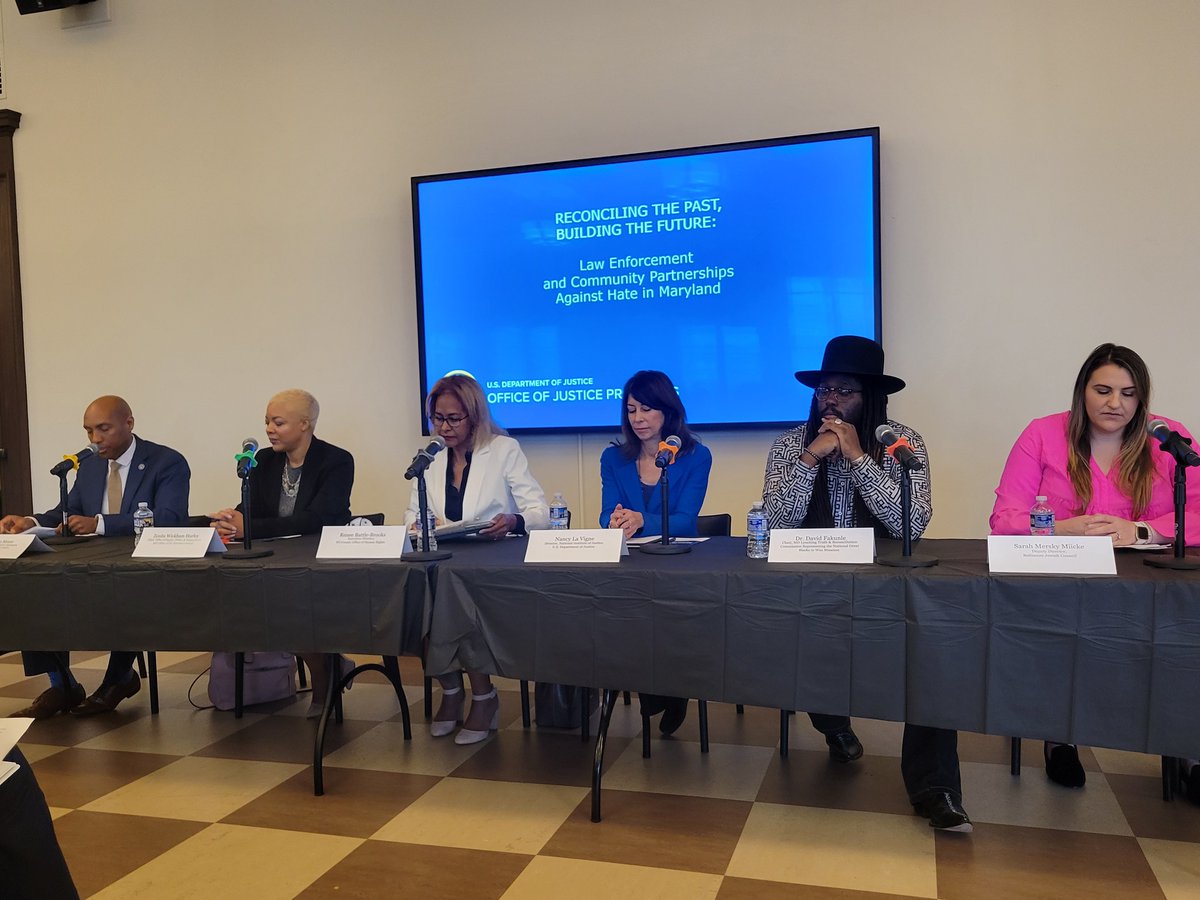PGCOHR's tweet photo. Our Executive Director, Renee Battle-Brooks, had the privilege of participating in an enlightening panel this week, delving into the critical topics of hate crimes and bias incidents! https://t.co/kgPZfw9vwH