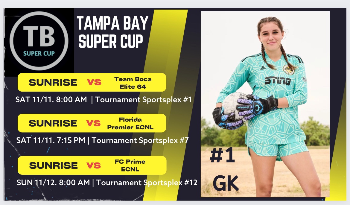 mg_kitkat's tweet photo. Heading to @tampabaysupercup next weekend with my team. @Sting2007DPL 
#tampabaysupercup
#SunriseSting https://t.co/2wxM5Dhwl4