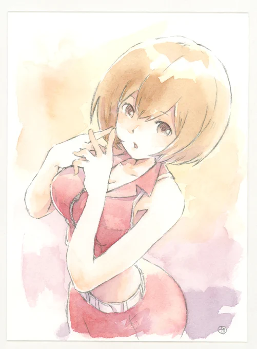 MEIKOさんはアームカバーが無いので腕の表情をダイレクトに描けるんですよね～ #MEIKOがいっぱい見れるタグ