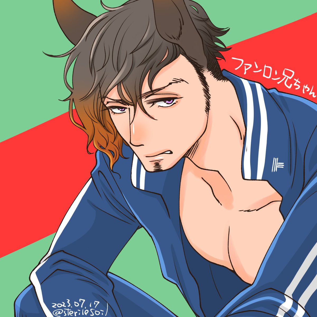 adventurer_(ff11) 「 そうですね〜元の性別のまま(牡馬は男、牝馬は女)の擬人化…だけどファッションセ」|キクコ@イラスト依頼お休み中のイラスト