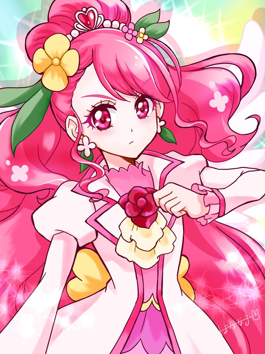 「ヒーリングっどプリキュア! 今まで描いてたグレースとのどかっちを再掲すっど!(鹿」|村名ばなな子🍌🍙のイラスト