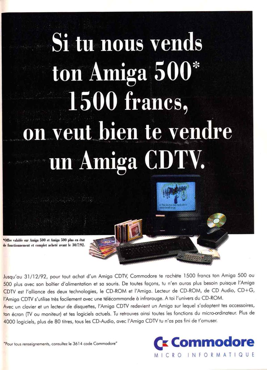 AllmightoFranky's tweet photo. La pub dans les mags JV des #80s #90s!Pubs vues dans un magazine #Tilt!#OCEAN avec #Hook,#Simant,#Epic et #TheSimpsons,#IndianaJones and the fate of Atlantis,l'#Amiga CDTV et #WizKid!! #retro #retrogaming #oldschool #culturepub https://t.co/Xqh4QCxpdT