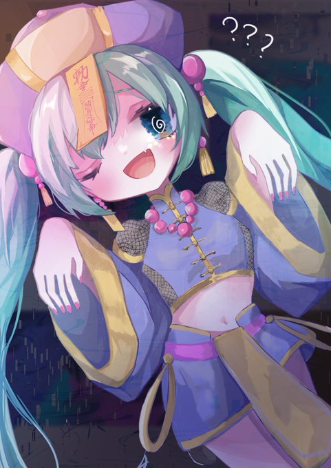 #初音ミクイラスト #HatsuneMiku 
