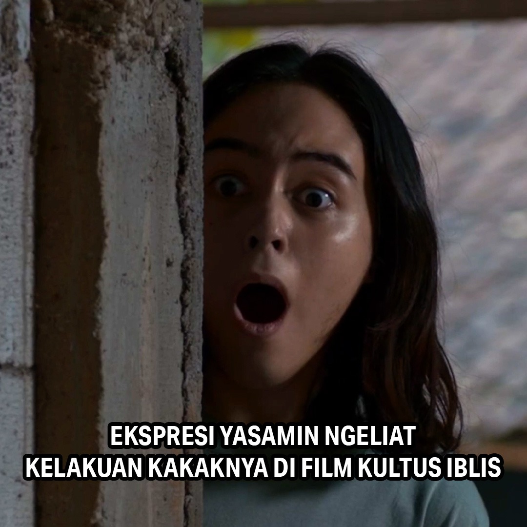 Kalo udah nonton Kultus Iblis hari ini, pasti mangap kayak gini juga liat plot twist keluarga Yasamin di film ini.