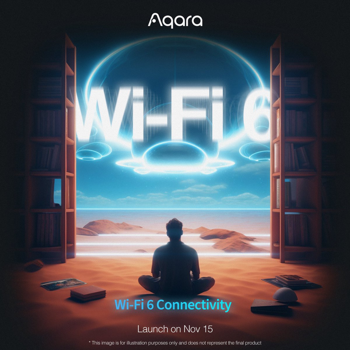 AqaraSmarthouse's tweet photo. 📷 Shhh... Something BIG is coming! 🤫

Get ready to experience the future of smart home tech with advanced Wi-Fi 6, ensuring top-notch performance and security. 🏡📶✨

Stay tuned for our new product launch on Nov 15th 👀 https://t.co/NK5eTAgckb
