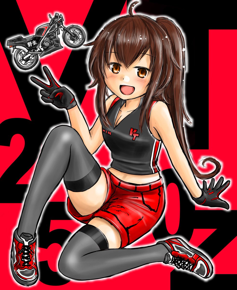 「#いい2気筒の日  今年描いた2気筒。」|いさかこうじのイラスト