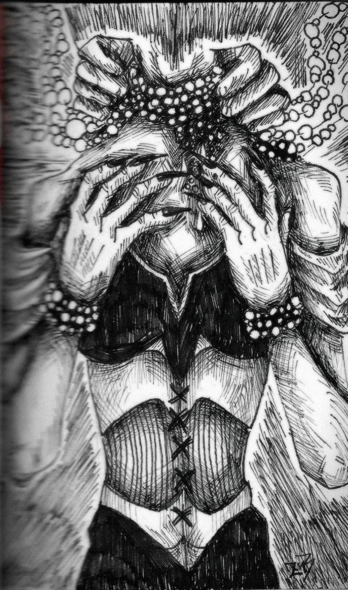 ZmeyaB's tweet photo. 26)Ожерелье
Недовольна цветной вариаций, но в целом плевать
#inktober2023 #инктобер #Inktober #ожерелье https://t.co/sO6pX53aGE