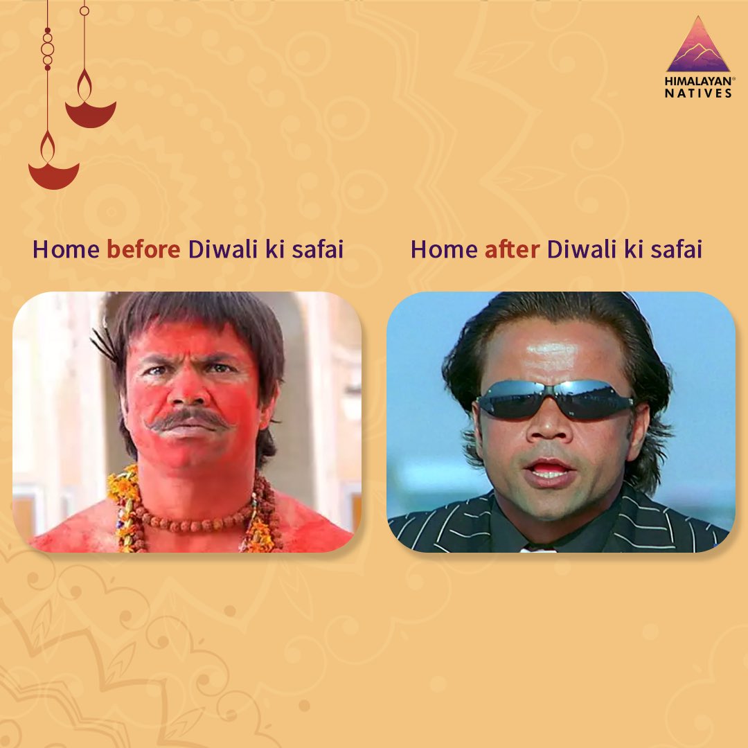 HN_Ind's tweet image. Diwali season in an Indian household be like... 😅

Share your funny Diwali moments with us in the comments below! 💬👇🏻

#DiwaliHumor #FestiveFun #IndiansinDiwali #DiwalikiTaiyari #DiwaliFun #HimalayanNatives