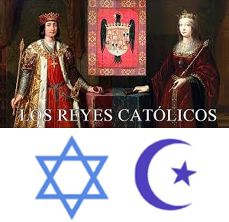 SindicatoTNS's tweet photo. JUDÍOS Y SARRACENOS (QUE DIOS BENDIGA A ESPAÑA)

Por Carlos Rodríguez

Los Reyes Católicos decretaron la expulsión de los judíos no dispuestos a la conversión y la de los mudéjares beligerantes con la cristiandad
¡Menuda la que nos quitaron de en medio!

✍️https://t.co/O3JZQX2alN https://t.co/StqET18fKb