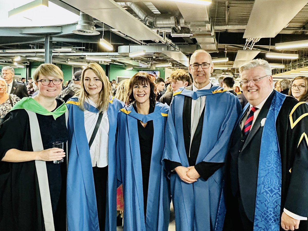 Celebrating our DEdPsy Graduates <a href="/carole1thornton/">Dr Carole Campbell</a> &amp; <a href="/Doug_GCC/">Douglas Hutchison</a> this morning with our Dean <a href="/ian_rivers/">Prof Ian Rivers (he/him) 🏳️‍🌈🇪🇺🇺🇦</a>, Head of School  @lynnwilliams_ and supervisor <a href="/ClareDaly11/">Clare Daly</a> 🥂

Always be: bold, ambitious, innovative, collaborative and people-oriented 
<a href="/StrathHum/">Department of Humanities, Uni Strathclyde</a> <a href="/UniStrathclyde/">University of Strathclyde</a>