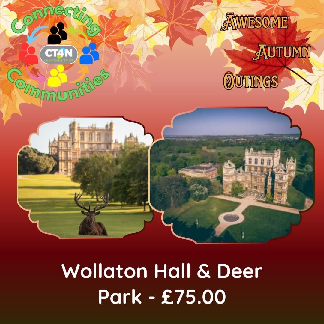 Ct4nTrust's tweet photo. We're halfway through our Awesome Autumn Outings, but there's still lots more fun to be had! 

Running until November 25th, these trips run Monday to Friday, leaving at 9:30 and returning by 14:30. https://t.co/GH6GciHJDl