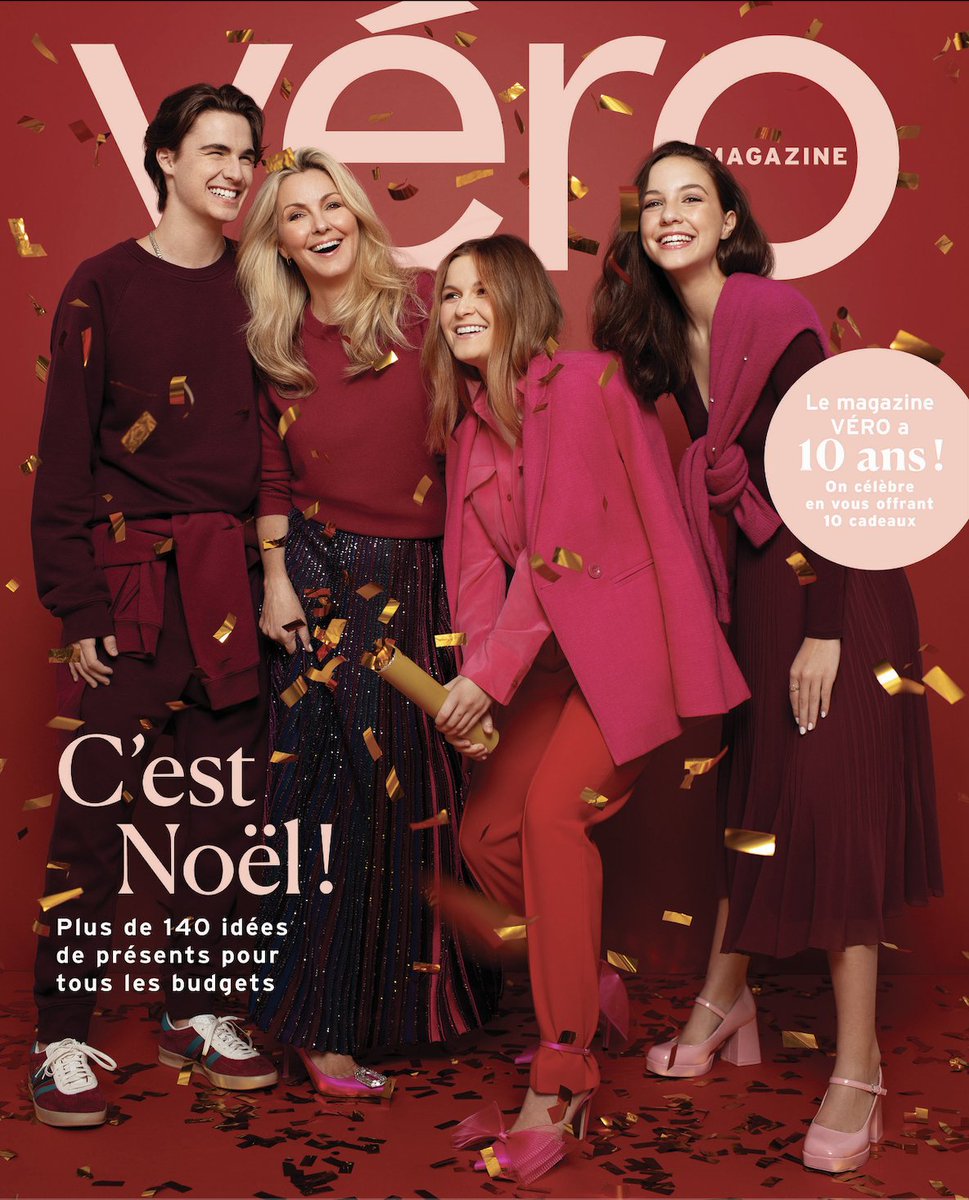 #ENKIOSQUE Le numéro des Fêtes 2023 et du 10e anniversaire du magazine VÉRO est offert en kiosque et sur abonnement en version numérique ou papier dès aujourd’hui! 👉 bit.ly/abonnementmaga………… @CloutierV @ZeMorissette