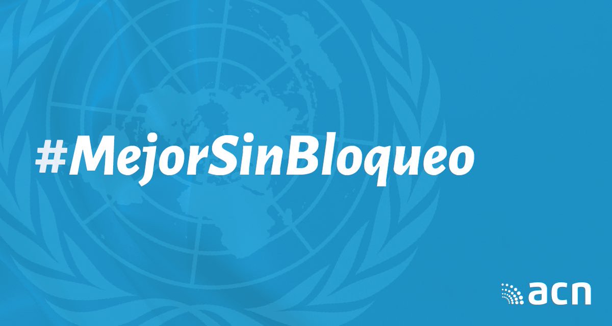 🗳️🇨🇺🇺🇳 Hoy se somete a votación el informe sobre los daños y perjuicios del bloqueo económico, comercial y financiero impuesto por el gobierno de Estados Unidos a #Cuba, que están calculados en el orden de los 4 867 millones de dólares. 

#MejorSinBloqueo