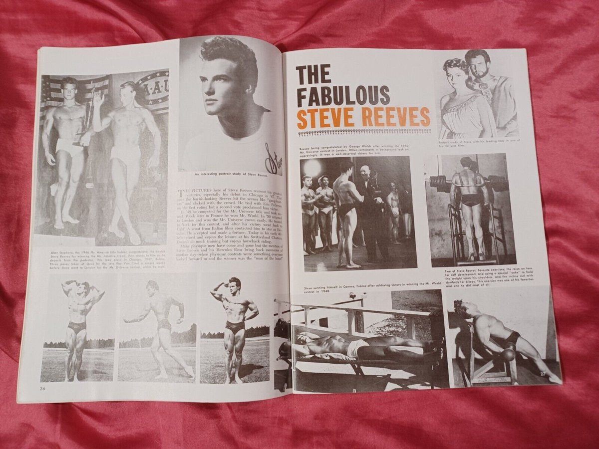 SteveReevesHerc's tweet image. Muscular Development, 1968

📷Contributor Randy M.

#stevereeves #musculardevelopment #bodybuilding