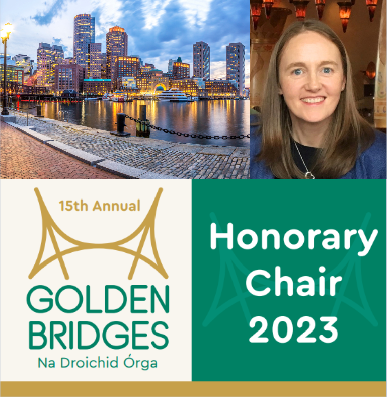 SineadLoughEske's tweet photo. Congratulations to our sister Nuala who will serve as Honorary Chair of the 15th Annual #Goldenbridges Conference Nov 17th promoting partnerships between the Northwest and Boston regions highlighting community, business, and education initiatives   @aislingevents https://t.co/VEvJcFPmTu
