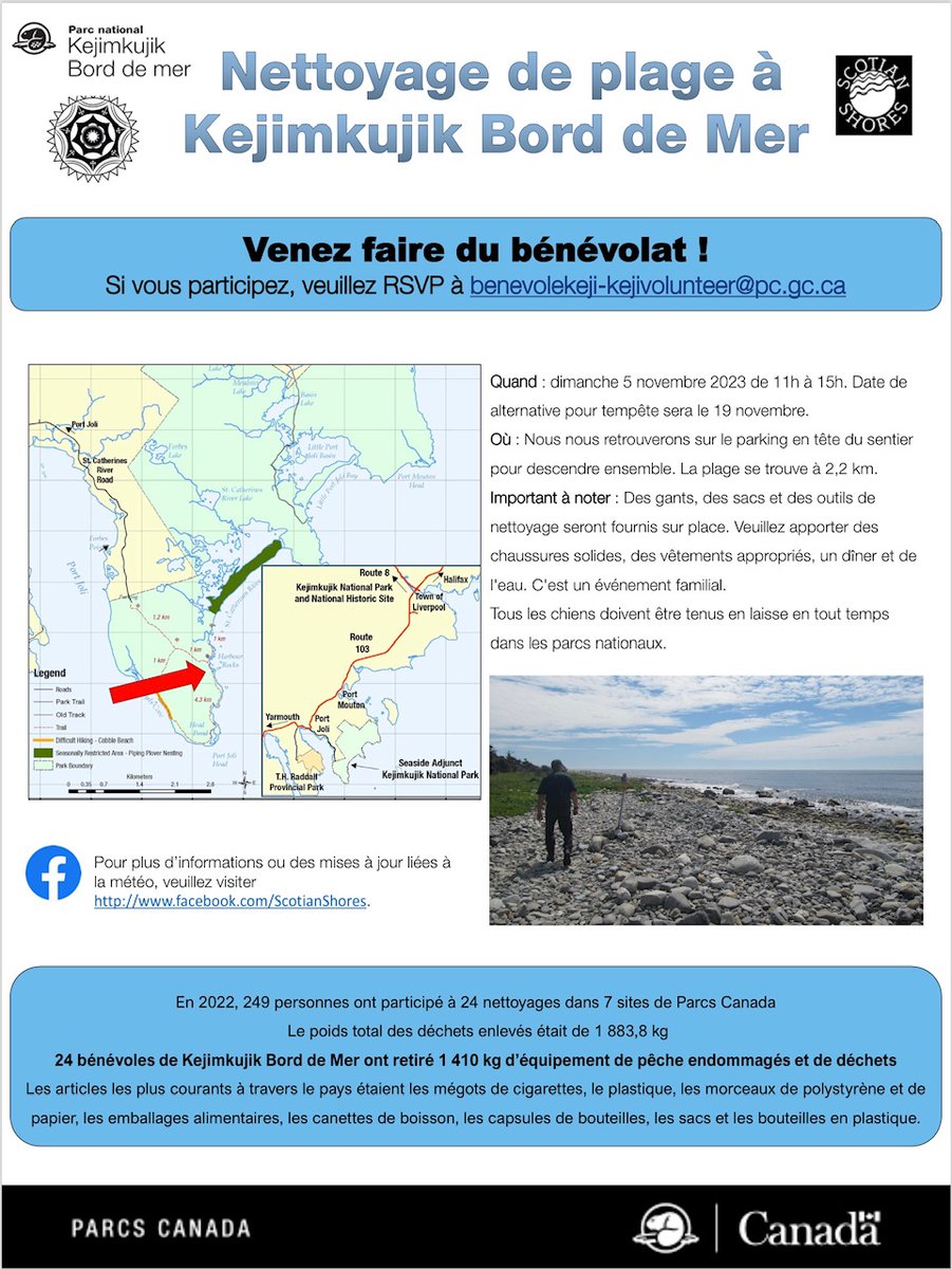 Mel7Labrador's tweet photo. Please share! Happening this Sunday, November 5th 2023 within the Pemsɨk Conservation Mosaic AOI!

#beach #marine #kespukwitk #pemsikconservationmosaic #pemsik #forourfuturegenerations #keji #kejimkujik #mikmaki #novascotia #environment https://t.co/bovYROuu46