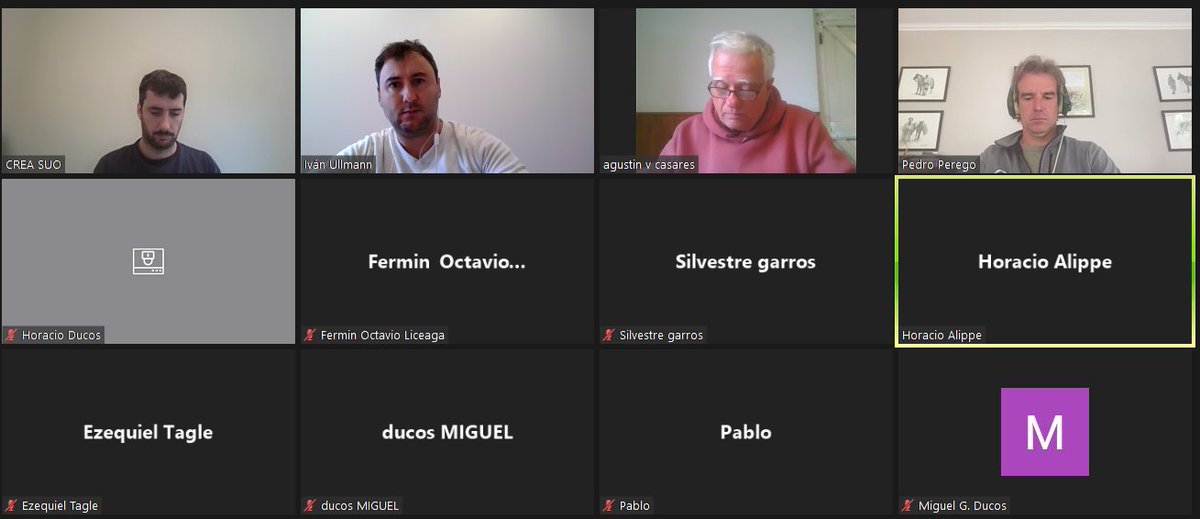 ivan_ullmann's tweet photo. Mañana de #mercados con CREA Cnel. Suárez! @crea_arg ... A la espera de las lluvias para avanzar en las decisiones comerciales. 
Lamentablemente hay pérdida en potenciales de rinde de los lotes de #trigo y #cabada del sudoeste bonaerense. https://t.co/XLtixS2Xjx