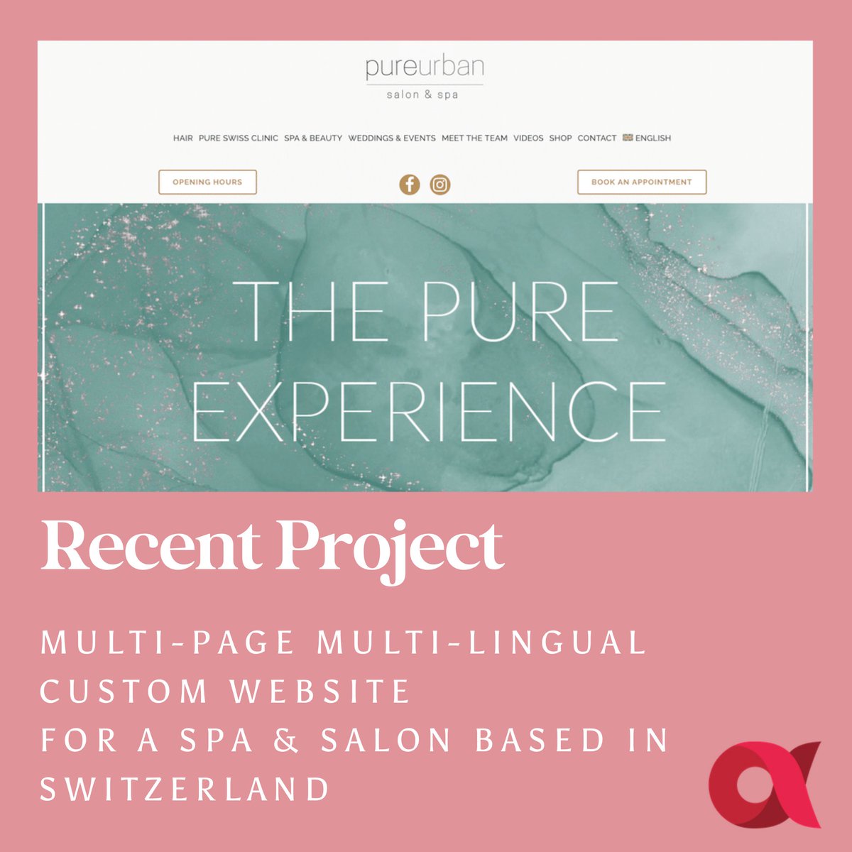 RedAlphaDesign1's tweet photo. Recent Project - Pure Urban Salon &amp; Spa

To find out more about this project and our other recent projects please check the link below.

https://t.co/tTUuSWjWKK

#webdesign #websitedesign #websitedevelopment #websitedeveloper #websitedesignagency #websitedesigncompany https://t.co/PGfaPs7AHa