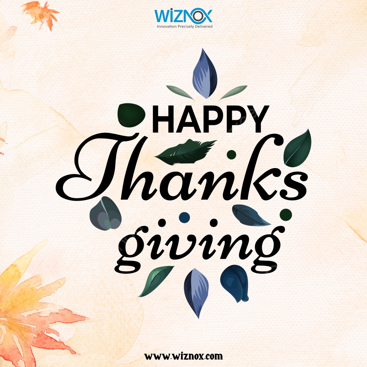WiznoxTech's tweet photo. Sending good wishes to you this Thanksgiving! Good food that fills your table, good health as you work hard, and good times with family and friends. May you have all the best delights in life. Happy Thanksgiving!

#ThanksgivingDay #happythanksgiving #happythanksgivingday #wiznox https://t.co/GPZCalc88r