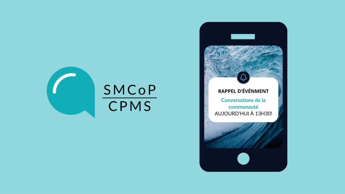 SMCoP_CPMS's tweet photo. Nous sommes de retour! Bienvenue aux conversations de la communauté: une discussion bi-hebdomadaire d'une heure destinée aux praticiens des médias sociaux du #CommsGC favorisant les échanges au sujet des médias sociaux. Préparez vos questions et rendez-vous aujourd’hui à 13h30! https://t.co/Cw66zxSPnu