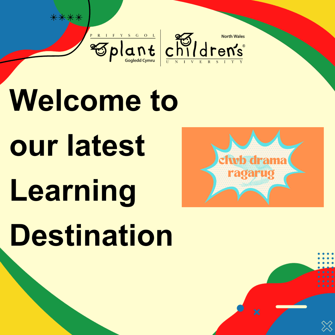 NorthWalesCU's tweet photo. 🌟Exciting news! 🌟

Clwb Drama Ragarug are now part of the Children’s University which means that if you attend their sessions, you get a stampcode!  

💻You can find out more about them here - https://t.co/dBFh4GDPTu

#BePartOfIt #ChildrensUniversity #LearningDestination https://t.co/XSYwVcutgv