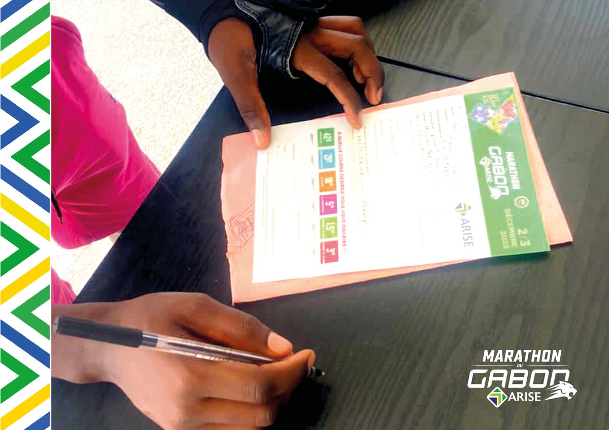 MarathonduGabon's tweet image. Pas encore inscrit au #MarathonDuGabon ? Nous vous attendons sur les 3 stands d'inscriptions 
👉🏾 GéantCKDo 👉🏾 Echangeur Nzeng-Ayong 
👉🏾 Echangeur Charbonnages 
#InscrivezVous #RunGabon #LaGabonaise #KidsRun