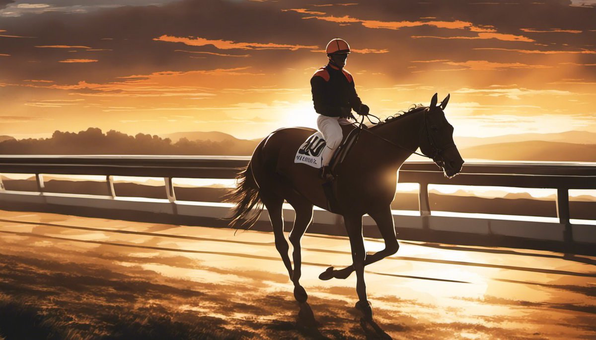 NFasTrace's tweet photo. GM fam! 🌄 Embrace the energizing vibes of this Thursday morning. Just as the sun rises, illuminating new opportunities, let our shared passion for racing illuminate our path to victory.

#NFasT #NFT #HorseRacing #Web3gaming #RaceToVictory #thursdayvibes https://t.co/B1HnV9EfQZ