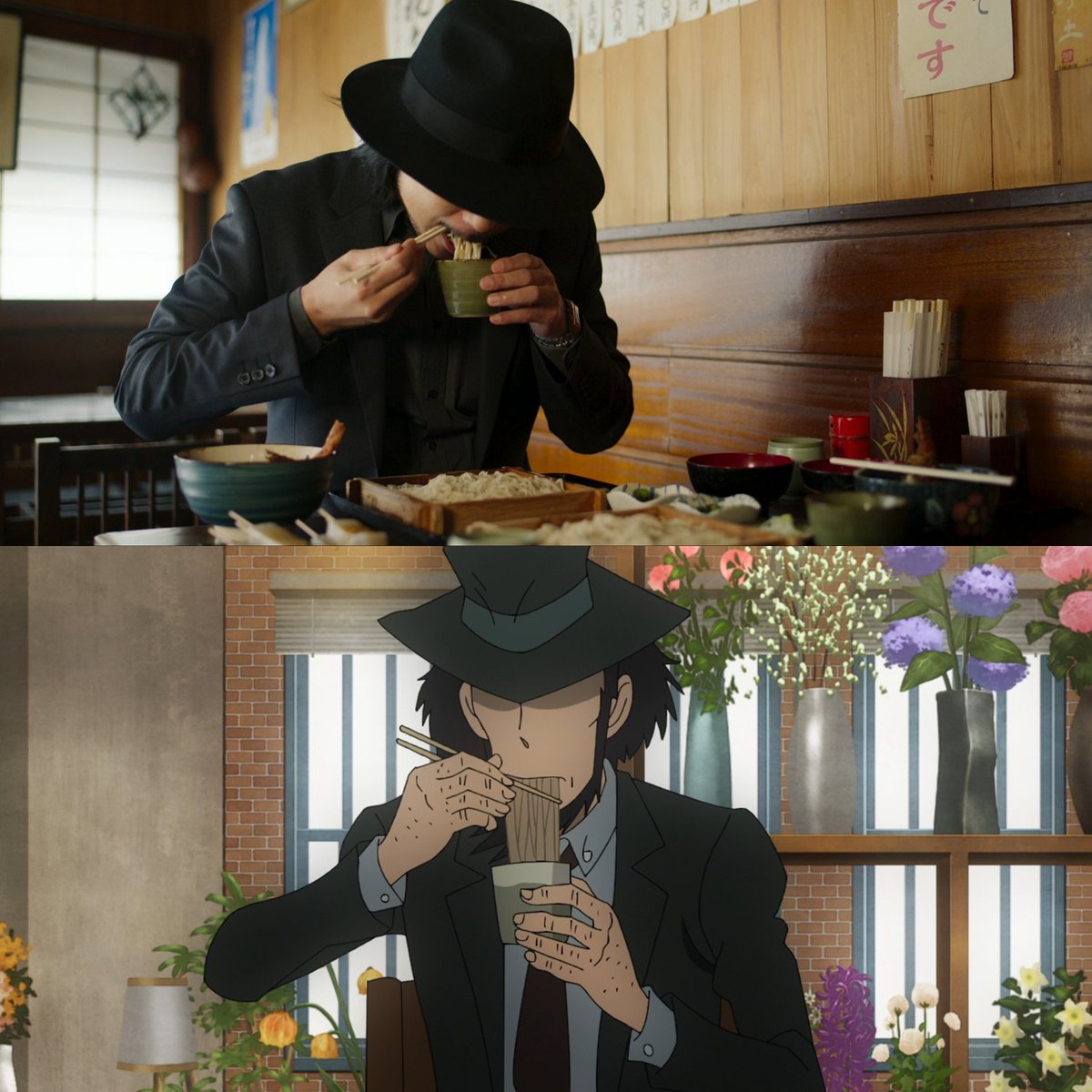 Lupintic2's tweet photo. more Jigen references https://t.co/69pyH79vs3