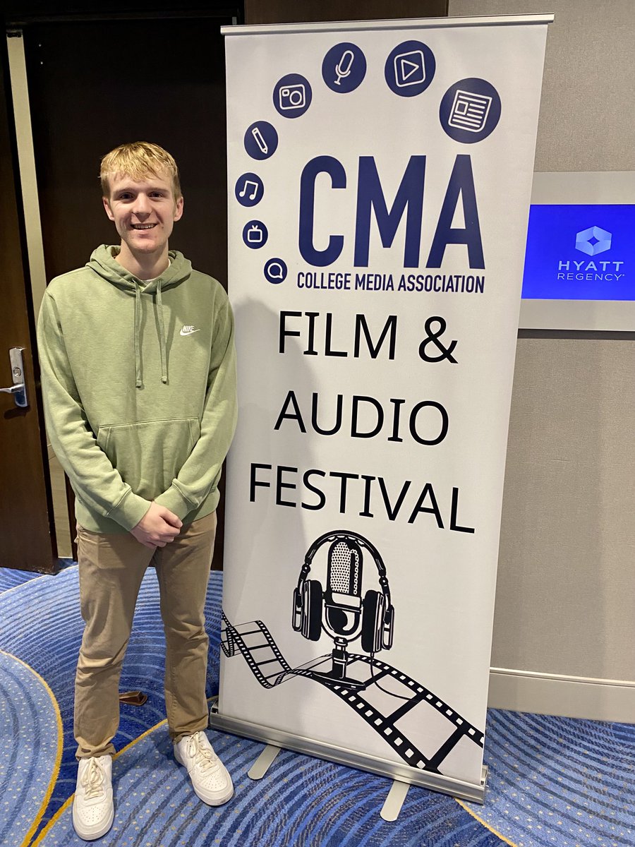 andreafrantz221's tweet photo. Congrats to ā¦@jtigges20ā© ā¦@thecolin05ā© & ā¦@cartersoy1ā© whose work was honored at the Ntl ā¦@collegemediaā© Film & Audio Festival. ā¦@BuenaVistaUnivā© was smallest school recognized & one of just 4 w/multiple wins. #DIGIProud ā¦@brianlenzmeier1ā© https://t.co/7DrQIC6Hap