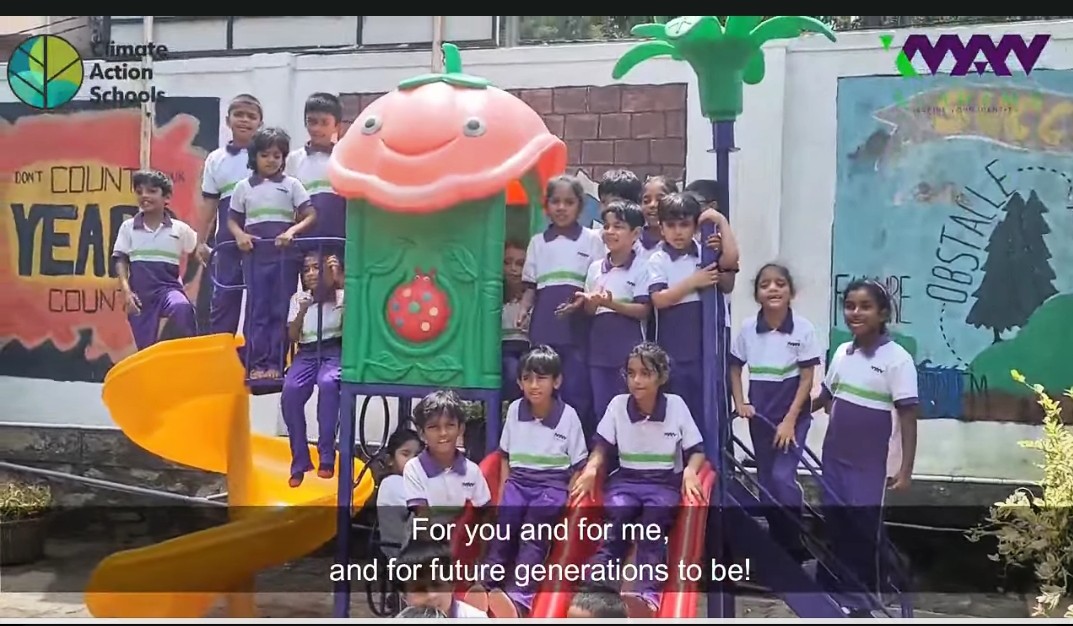 Attending Climate Action Day <a href="/TakeActionEdu/">Take Action Global</a> What an energy!!!  These young changemakers from all around the world are giving their best to save our world 🌍 What are we waiting for?... Let's gear up to take Actions #ClimateActionday #ClimateActionProject