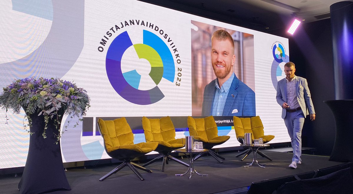 Omistajanvaihdos on myös vaihtoehto ja avain yrityksen kasvuun! 🔝
Oman tarinansa ja yrityksen kasvustrategiansa jakamassa #ovkonferenssi osallistujaväelle sarjayrittäjä, <a href="/turunyrittajat/">Turun Yrittäjät ry</a> puheenjohtaja Mikko Rantanen.