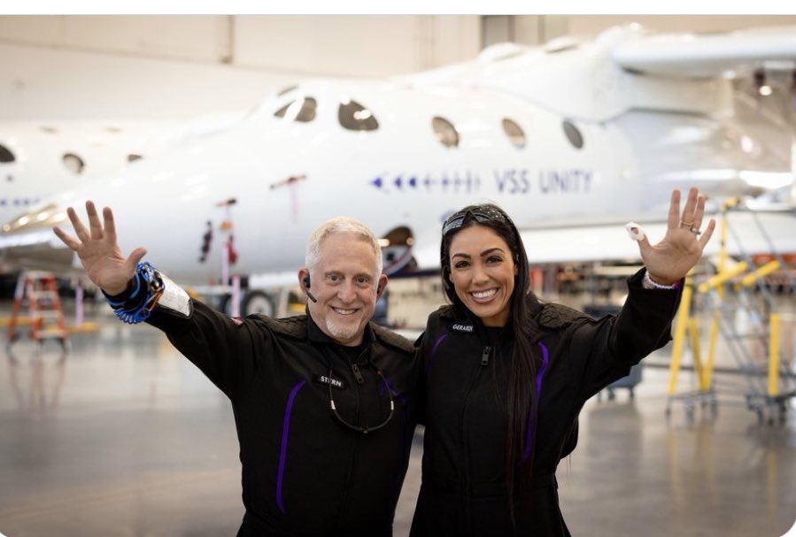 Lori Garver (@lori_garver) on Twitter photo Best wishes & clear skies <a href="/AlanStern/">Alan Stern</a> & <a href="/kelliegerardi/">Kellie Gerardi</a> et al! So sorry to miss - I’m boarding a long flight, so by the time my plane lands, your mission should already be complete. See you on the other side! Thanks to <a href="/gtwhitesides/">George Whitesides</a> <a href="/virgingalactic/">Virgin Galactic</a> <a href="/richardbranson/">Richard Branson</a> <a href="/SirishaBandla/">Sirisha Bandla</a> Best wishes & clear skies <a href="/AlanStern/">Alan Stern</a> & <a href="/kelliegerardi/">Kellie Gerardi</a> et al! So sorry to miss - I’m boarding a long flight, so by the time my plane lands, your mission should already be complete. See you on the other side! Thanks to <a href="/gtwhitesides/">George Whitesides</a> <a href="/virgingalactic/">Virgin Galactic</a> <a href="/richardbranson/">Richard Branson</a> <a href="/SirishaBandla/">Sirisha Bandla</a>