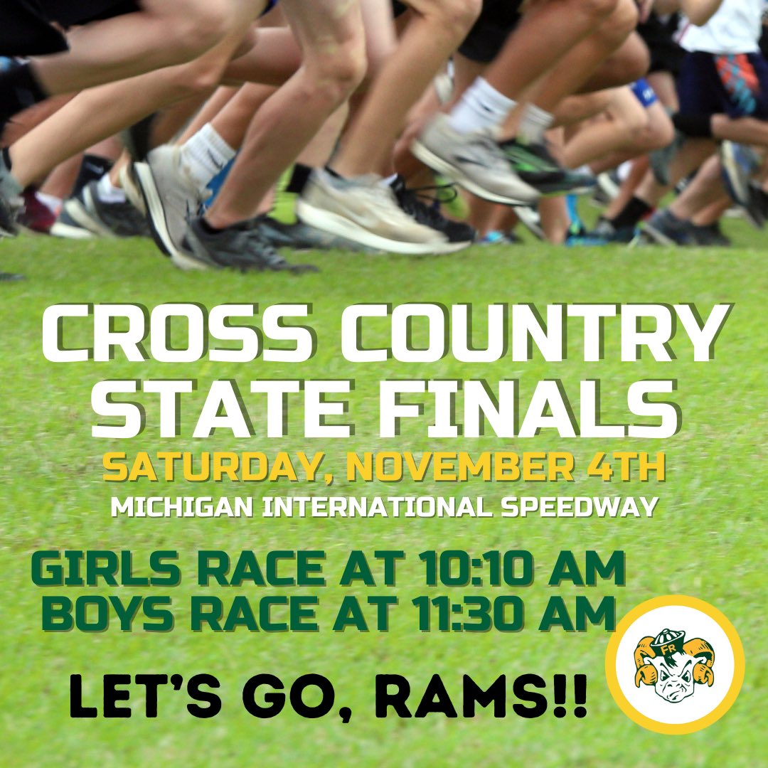 Tickets are $11 each and can be purchased on Go Fan! Let’s go, Rams!! 💚🏃‍♀️🏃💛