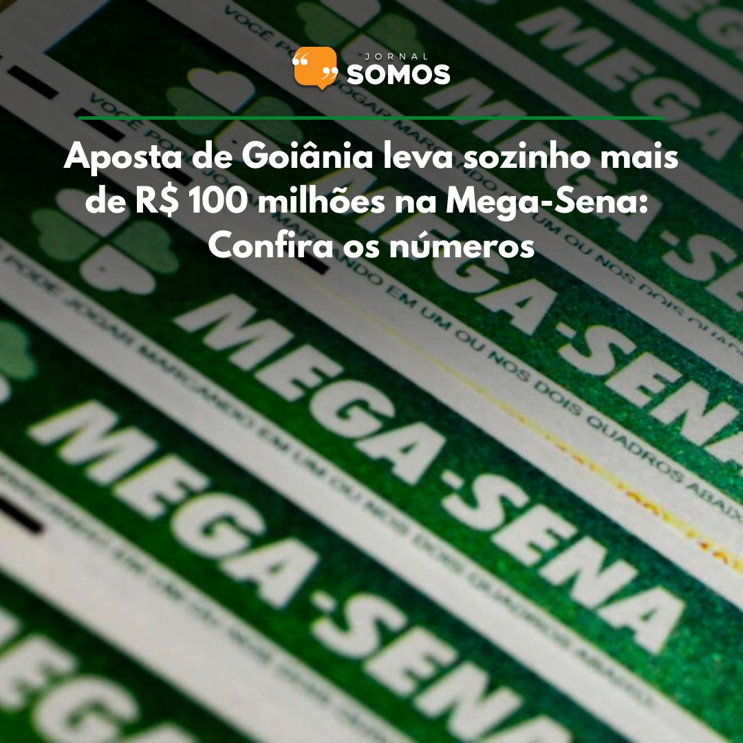 JornalSomos's tweet photo. https://t.co/uYeDUMyOal

#números #sorteio #mega-sena #bolão #sorte #jornalsomos #caixa #loteria https://t.co/hxasRRX2Xl