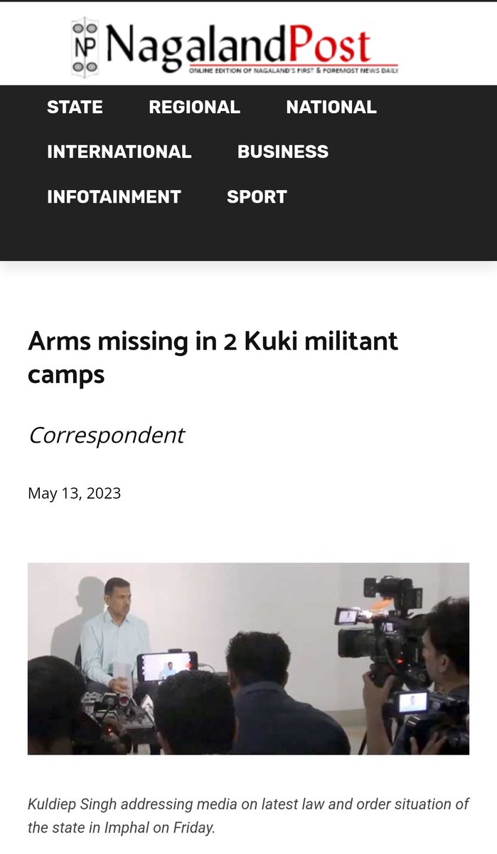 Why the India govt <a href="/HMOIndia/">गृहमंत्री कार्यालय, HMO India</a> still protect them #KukiMilitants? Instead of saving those mo*ons, save those innocent lives of kuki and leave those #Kuki_ZoNarcoterrorist . We'll take care of 'em. 
Starting from the beginning of this violence, security advisor Kuldiep singh already