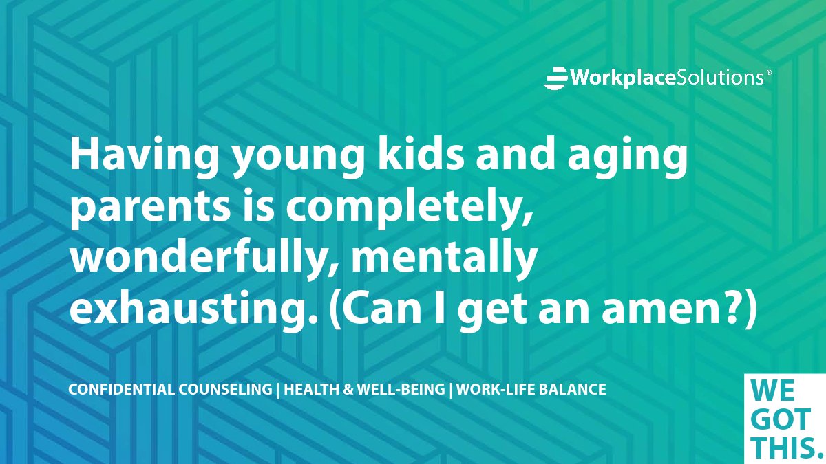 wseap's tweet photo. Being a superparent can be challenging, especially when you're also a caregiver for aging parents. We're here to help! When your company partners with Workplace Solutions, employees gain resources for a smoother juggling act. Discover more: https://t.co/KmvbWIWMZG

#Caregiving https://t.co/U3PiNfEcnM