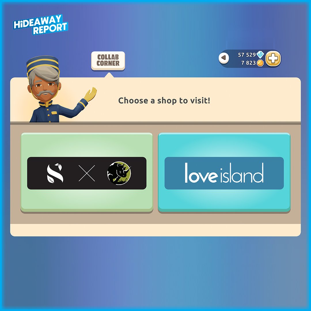 HdwReport's tweet image. 🛍️ ∣ A new 'Collab Corner' store is now available on the top floor of Oasis Lobby! It brings together all the collaborations currently underway on @HotelHideaway 

#HotelHideaway