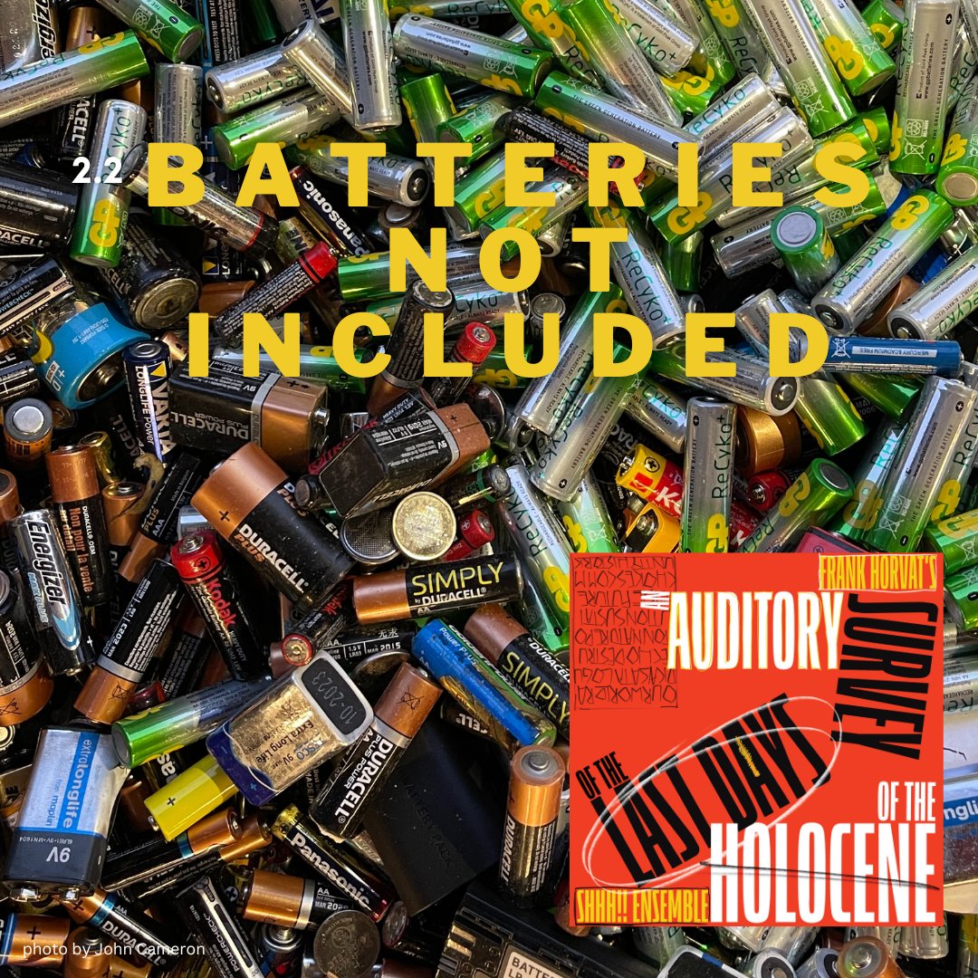 Furbies. Tamagotchi. Bop It. Tickle Me Elmo. Electric Gizmos Powering-Up. Toy Piano. Desk Bells, Ratchet. Flexatone.

Track 8 from NEW album/composition, An Auditory Survey of the Last Days of the Holocene, recorded by <a href="/shhhensemble/">SHHH!! Ensemble</a>

🔊 leaf-music.lnk.to/lm280

#ecomusic
