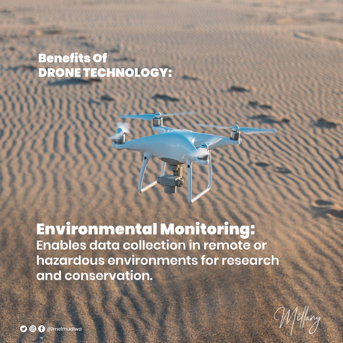 melmudiwa's tweet image. Drones come in handy in environmental monitoring
by enabling data collection in remote or hazardous environments for research and conservation.
#EnvironmentalDrones #ConservationTech #WildlifeMonitoring #EcoData #EnvironmentalScience