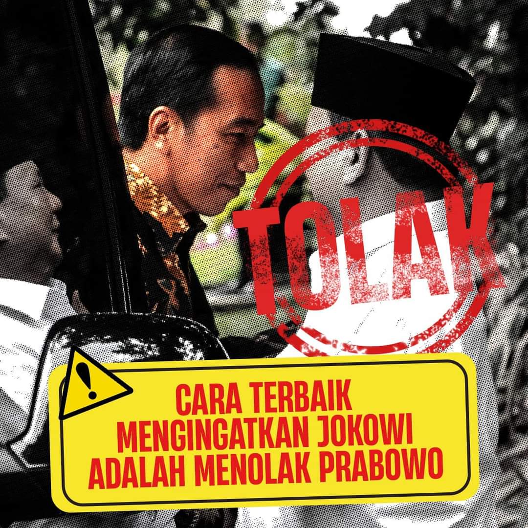 Cara terbaik mengingatkan <a href="/jokowi/">Joko Widodo</a> adalah dengan menolak Prabowo. 🫰❤️